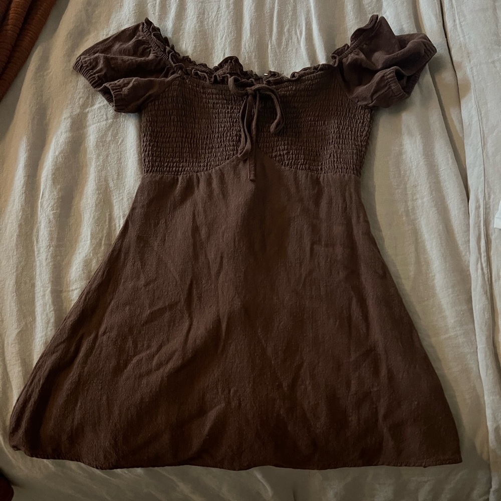 Brown Mini Dress
